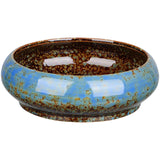 Happyyami Plant Pot Hydroponic Plant Succulent Pots Ceramic Round Decorative Bowl Hydroponic Water Lily Planter Pot For Flowers