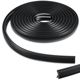 Beeveer 50. 85 Feet Boat Rub Rail Flexible Rub Rail Vinyl Insert for Boats, Black Bumpers 3/4 x 3/8 Inches