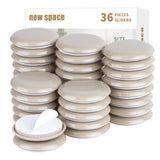Self-Stick Furniture Sliders, New Space 36pcs 1-3/4 for Carpet - Adhesive Sliders for Quickly and Easily Move Any Item and Prote