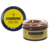 Meltonian Cream Shoe Polish - Boot Polish, Leather Shoe Polish Oil Based with Beeswax - Restores & Protects, 60+ Colors, Dark Br