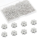 Kenning 800 Pcs 6mm Flower Spacer Beads Tibetan Daisy Metal Alloy Jewelry Spacers for Bracelet Necklace Earring Jewelry Making(S