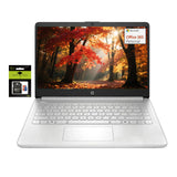 HP 14 Student-Laptop with Copilot AI office365, Quad Core Intel Processor N150(Up to 3.6GHz) 16GB RAM 256GB Storage(128GB UFS +