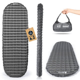 Hikenture Camping Sleeping Pad with 6.2 R-Value, Ultralight Camp Mattress for All Season, Inflatable & Insulated Sleeping Mat fo