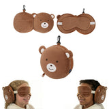 Travel Pillow For Children, Soft And Ergonomic Neck Pillow, Ideal For Car, Headrest, Headrest, Travel Plane And Train, Travel Pi