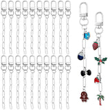 Liliaafar 50 Sets Keychain Making Kit Metal Keychain Clips with Key Ring Swivel Snap Hook Lobster Claw Clasps and Extender Chain