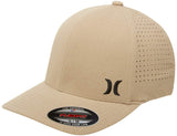 Hurley Mens Phantom Ripstop Curved Bill Baseball Cap, Khaki/Black, LXL