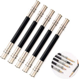 Prescent 5 pc Set Pencil Extenders Adjustable Handy Dual Head Pencil Holder Easy Use (pack of 5)