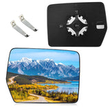 BDFHYK Passenger Right Side Mirror Glass Compatible With F-150 Convex rear view mirror with backing plate, Replaces 4L3Z17K707AB