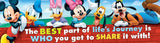 Eureka Mickey Classroom Banner, Friendship, 12 x 45