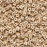 Colorations ABCWBD Wooden ABC Beads (Pack of 600)