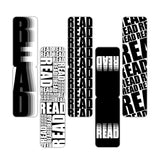 woopme Read Magnetic Bookmark for Book Lovers Readers Students Gift Magnetic Page Clips Folding Set of 5