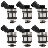 SCITOO 6PCS Fuel Injectors Replacement For 2001-2004 For Nissan For Frontier, For 2002-2004 For Nissan For Xterra OEM 84218130,