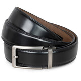 Hornbull Smith Black Leather Belt For Men | Mens Belt Autolock | Formal And Casual Leather Belt For Men