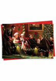 NobleWorks 3925 Popcorn Stars Inappropriate Christmas Card with Envelope