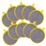 DECORNIJIA 20pcs DoubleSided Dishwashing Sponges NonScratch Kitchen Scrubber Round Cleaning Pads for Dishes Sturdy Dish Washin