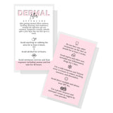 Dermal Filler Aftercare Card | 50 Pack | 2x3.5 inch Business Card Size | Medical Spa Business Cards | Dermal Filler Injection