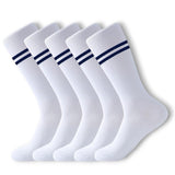 Lealdealz Kids School Striped Uniform Socks For Boys And Girls, Made With Soft, Breathable & Durable Cotton, Anti Odour & Moistu