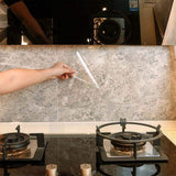 COSNIGHT Kitchen Backsplash Wall Protector Clear Kitchen Oil Proof Contact Paper Self-Adhesive Film Removable Paper for Cabinets