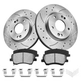 Anpulsero Automotive Replacement Brake Kits Front Brake Pads and Rotors Kit Compatible with Hyundai Elantra 2017-2020, Brakes an