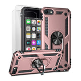 ULAK for iPod Touch 7/6/5 Case with 2HD Screen Protectors, Rose Gold