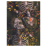hkejoi Skull Diamond Art Kits for Adults,Skeleton Diamond Painting Kits,Skeleton Gem Art Kits Everlasting Love for Home Wall Dec