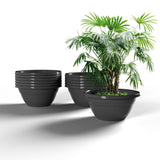 Yuccabe Italia Shera Botanica Bonsai Ktr 15 Inch Planter Pot With Drainage Holes Wide Shallow Bonsai & Decorative Plant Pot Uv