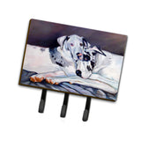 Caroline'S Treasures 7163Th68 Harlequin Natural Great Danes Leash Holder Or Key Hook, Large, Multicolor
