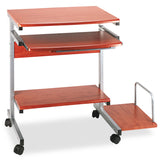 Mayline Small Home Office Portrait Pc Desk Cart,