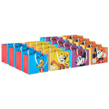 Hallmark Disney 4 Mini Gift Bags (18 Bags: Mickey, Minnie, Goofy, Pluto) for Party Favors, Gift Cards, Classroom Treats