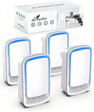 Plug In Air Ionizer Purifier for Home (4 Pack), Negative Ion Generator, Quiet Air Freshener for Bedroom, Office, Kitchen, Portab