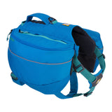 Ruffwear, Approach Dog Backpack, Hiking and Camping Pack with Saddlebags, Blue Dusk, Small