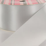 4 Gray Double Face Satin Ribbon 3 Yard Reel