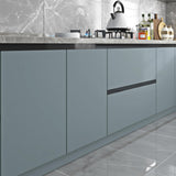 Livelynine 15.8x197 Blue Peel and Stick Wallpaper Solid Color Kitchen Cabinet Contact Paper Waterproof Self Adhesive Vinyl Shelf