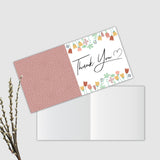 BIRDS MIND Thank You Cards | Mini Folding Thankyou Cards Blank Note For Small Bussiness Orders Return Gift (60 PCs)