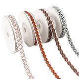 4 Rolls 40 Yards Sports Ribbon 3/8 Inch Wide, Baseball Football Soccer Basketball Ribbons for Gift Wrapping Homecoming Sports Pa
