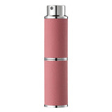 owlyee 8ML Perfume Atomizer, Empty Leather Cologne Spray Bottle, Mini Perfume Sprayer Dispenser for Travel (1PCS, Pink)
