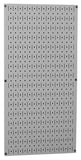 Wall Control Pegboard 32in x 16in Gray Metal Pegboard Tool Board Panel
