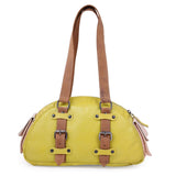 Trysco Genuine Leather Handbag For Girls (Yellow)