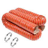 NOWBALL 2.5in Automotive Air Duct Hose, Length 3 Meter-10ft, 2.5 Silicone Flexible Cooling Ducting, 63mm High Heat Brake Exhaust
