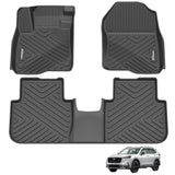 COZONY Custom Fit Floor Mats Compatible with Honda CR-V 2023-2025 (Include Hybrid), Black TPE All-Weather CRV Car Floor Liners,