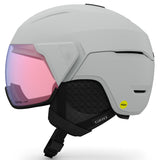 Giro Orbit Spherical MIPS Ski Helmet - Snowboard Helmet with Integrated Shield For Men & Women - Matte Light Grey - Size M (55.5