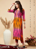 Gosriki Women'S Cotton Blend Straight Printed Kurta With Pant Set (Teerth Multi-Nw-Gs_L_Multi_Large) Multicolour,Multicolour,,B0CJY6XL7H