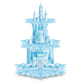 Zopeal 3 Tier Snowflake Cupcake Stand Party Decorations Snowflake Cupcake Stand Cake Holder Winter Snow Themed Cake Holder Winte