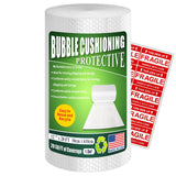A&A Heavy-Duty Bubble Wrap Cushioning Roll - 12 x20 Perforated Every 12 , Tear-Resistant Packing Wrap for Moving, Shipping &