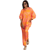 Libas Womens Printed Silk Blend Co-Ord Set For Women