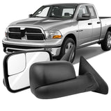 OCPTY Power Towing Mirror Fit For Dodge Ram 1500 2002-2008 For Dodge Ram 2500 2003-2009 For Dodge Ram 3500 2003-2009 Power Adjus
