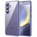 JETech Case for Samsung Galaxy S24 5G, Non-Yellowing Shockproof Bumper Protective Phone Cover, Anti-Scratch Hard PC Back (Cobalt