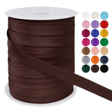 LEREATI Satin Bias Tape Double Fold 3/5 Inch x 55 Yards, Bias Tape for Sewing, Polyester Quilt Binding Tape, Piping Trim Fabric