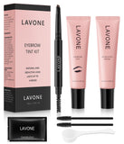 Eyebrow Color Kit with Brow Color & Eyebrow Pencil, 2-in-1 Natural Effects Eyebrow Makeup Set, Easy & Safe to Use 10ml - Medium