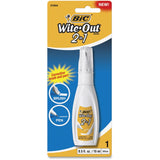 BIC 15ml Bottle WiteOut 2 in 1 Correction Fluid (BICWOPFP11),White
